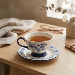 Tea Cup and Saucer Set - 6 Pcs